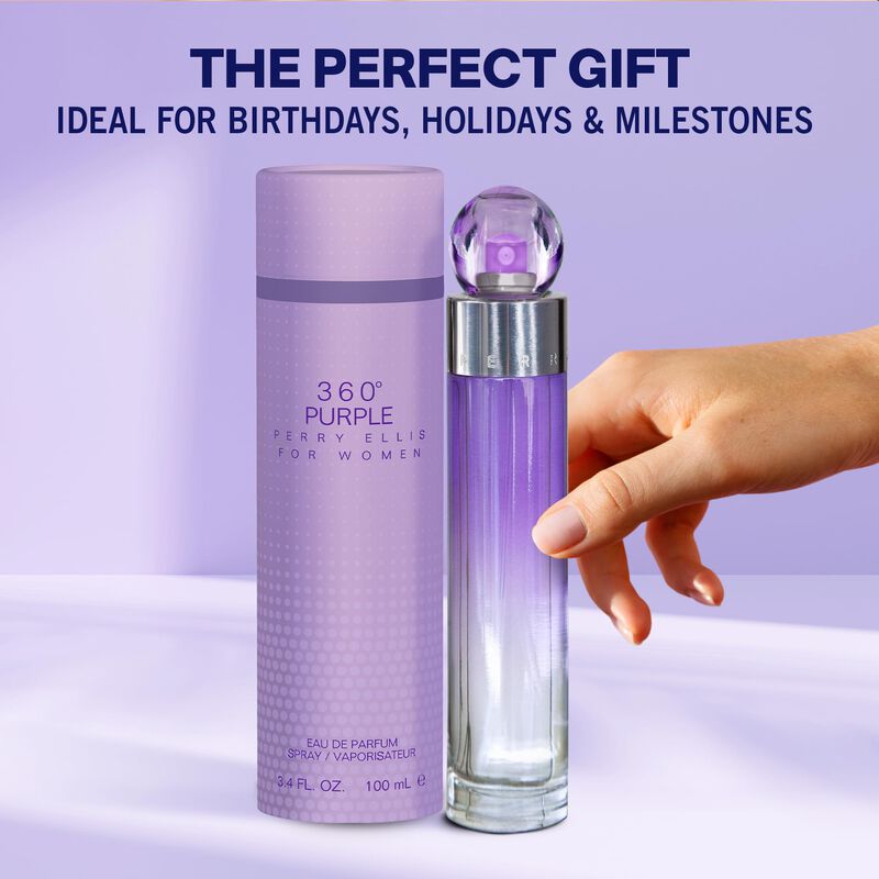Perfume Perry Ellis 360&deg; Purple 100 ml Edt Para... image number null