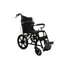 Silla De Traslado Ruedas Manual Plegable Con Freno En Agarradera, Cintur&oacute;n De Seguridad Y Bolsa Trasera - Soporta 145 Kg