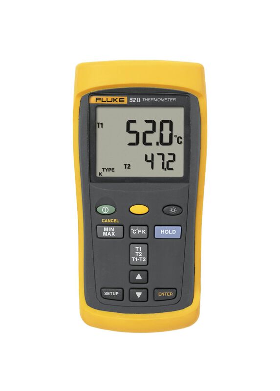 Term&oacute;metro Digital Fluke Fluke-52-2 De 60 Hz Co... image number null