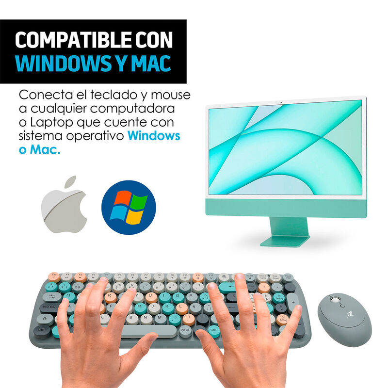 Teclado Y Mouse Inalámbrico image number null