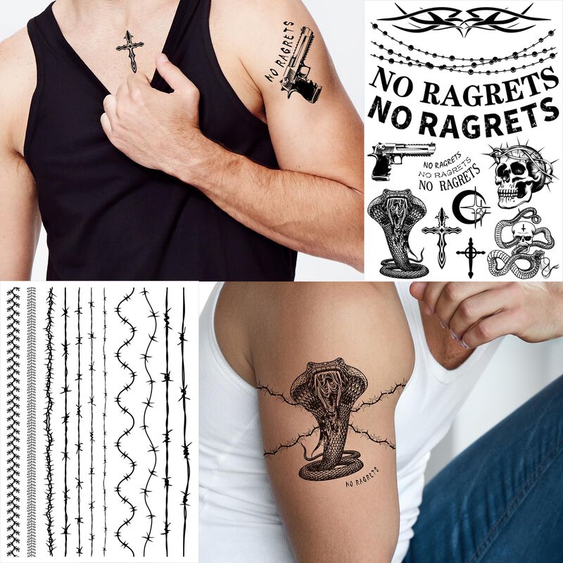 Pegatinas De Tatuaje Temporales Cartachic &ndash; M&aacute;s... image number null