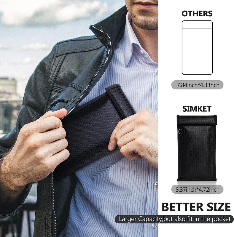 Bolsas Faraday Simket Para Tel&eacute;fonos Y Llaves D... image number null
