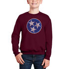 Sudadera De Cuello Redondo Word Art Para Ni&ntilde;o - Tristar de Tennessee - Granate