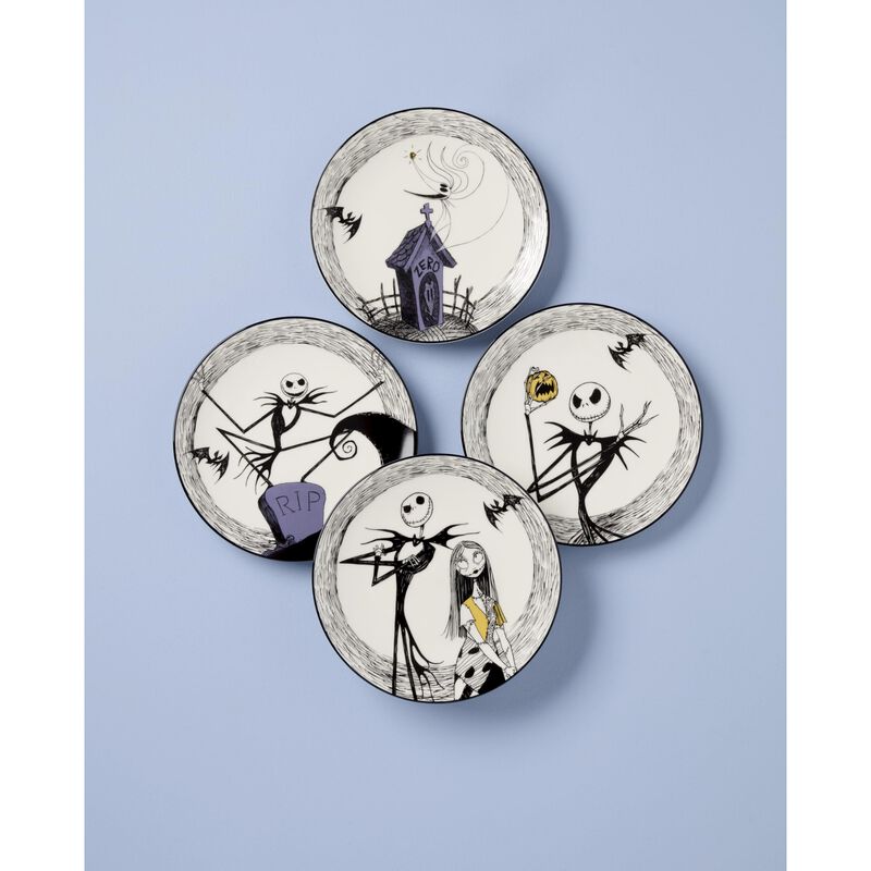 Juego De 4 Platos Decorativos Lenox Pesadilla A... image number null