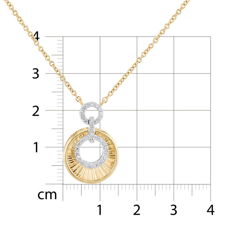 Gargantilla Oro Amarillo 14k Con Diamante 7 Pts... image number null