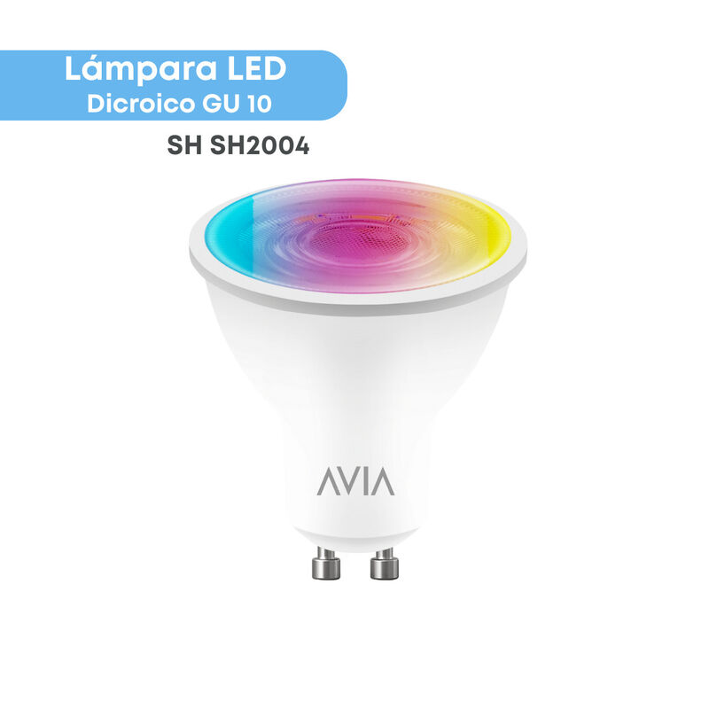 Pack 2 piezas Foco Led Dicroico 5w Inteligente ... image number null