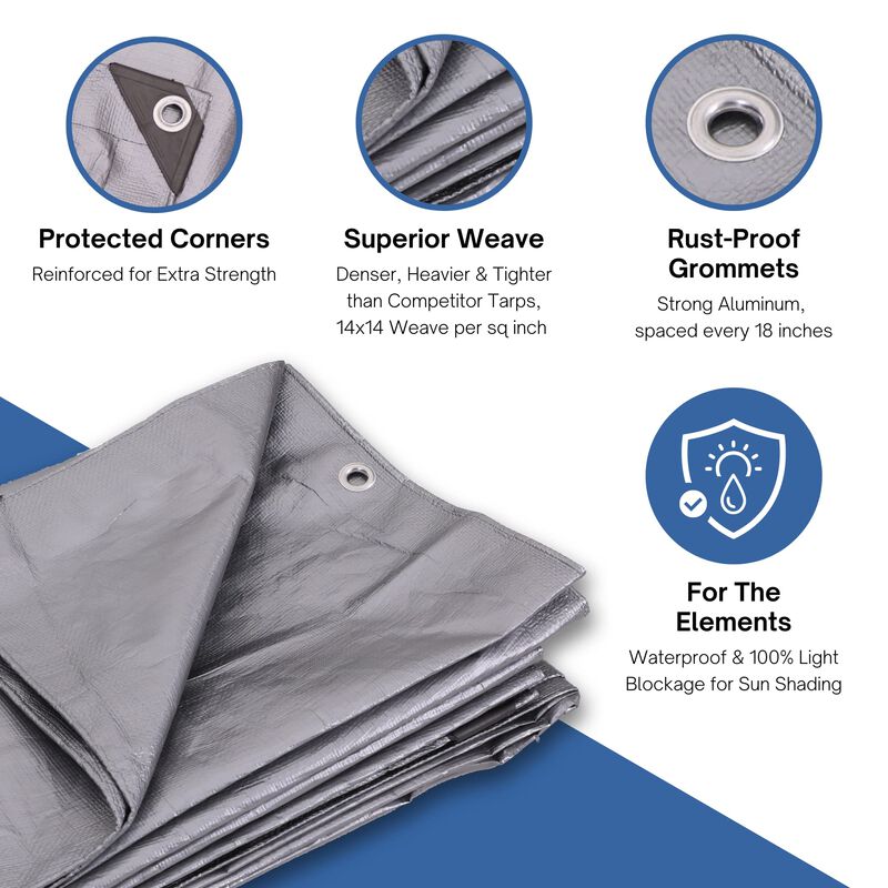 Tarp Kotap Trs-1010, Resistente Al Agua, 10 X 1... image number null