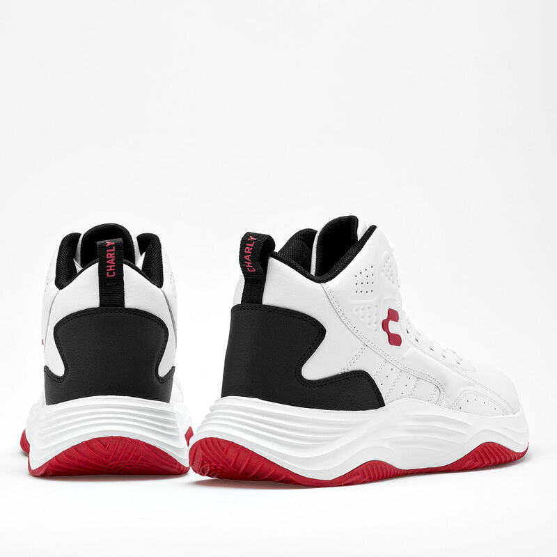 Charly Tenis deportivo para hombre blanco negro image number null
