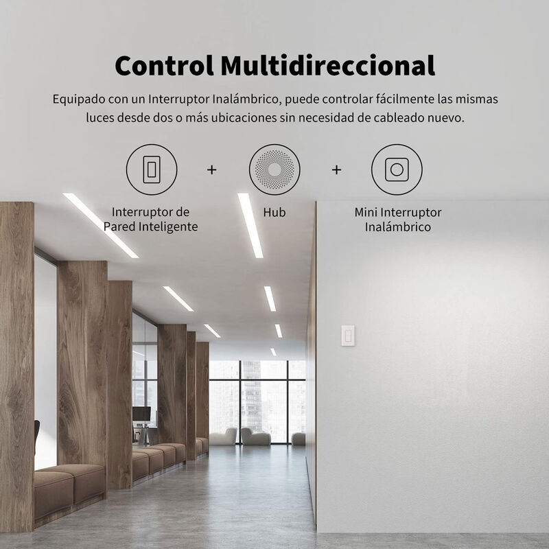Interruptor de Luz Smart Aqara (con neutro, dos... image number null