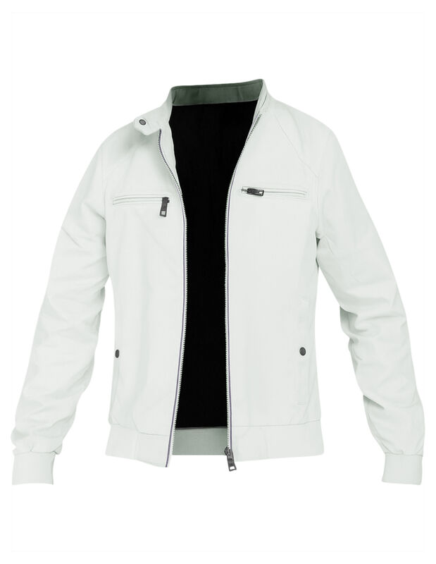 Chamarra Boomber Mujer Cuello Redondo Con Gorro image number null