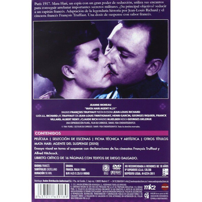 Mata Hari, agente H 21 [DVD] image number null