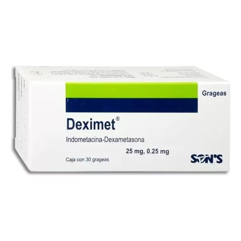 Deximet 30 Grageas 25/0.25mg image number null