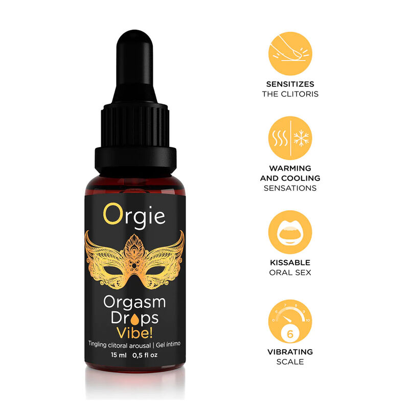 Orgasm Drops Vibe! 15ml By Orgie image number null