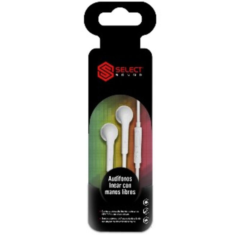 AUDIFONOS MANOS LIBRES BLANCO- SELECTS image number null