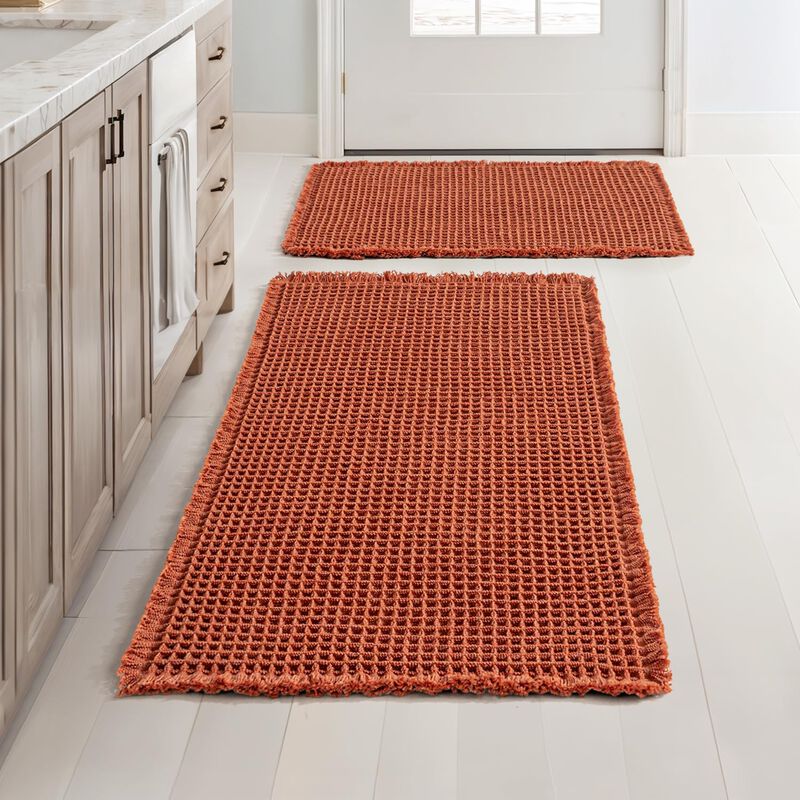 Juego De 2 Alfombras De Ba&ntilde;o Miulee Con Forma D... image number null