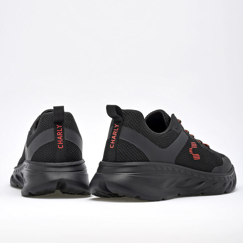 Charly Tenis Deportivo Para Mujer Negro Cod 120... image number null