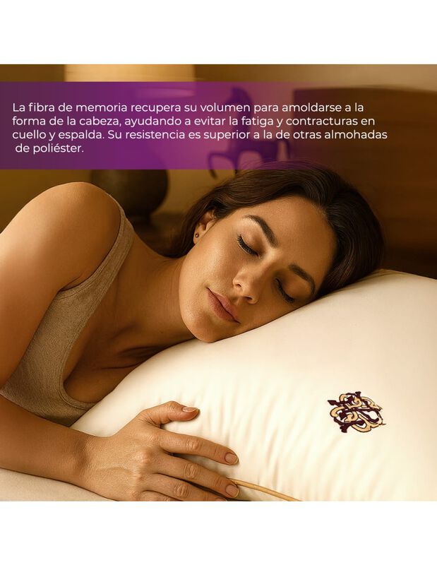 Almohada Dinasty Magnus King Size de Fibra de M... image number null