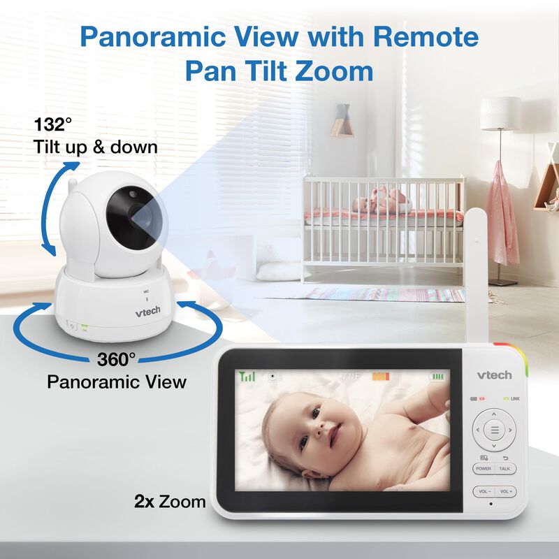 Monitor Para Beb&eacute;s Vtech Vm924 Con Pantalla Rem... image number null