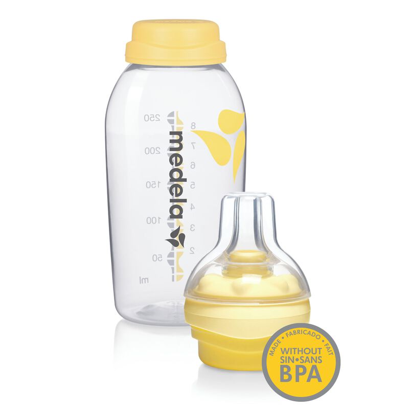 Biber&oacute;n Medela Calma Nipple 250 Ml Sin Bpa image number null