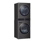 Torre De Lavado A Gas Lg Wk22bs6 22kg Frontal Negro Alb