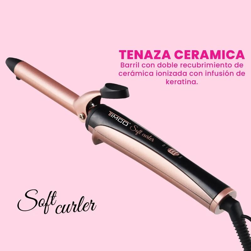 Tenaza Rizadora De Cabello Con Recubrimiento De... image number null