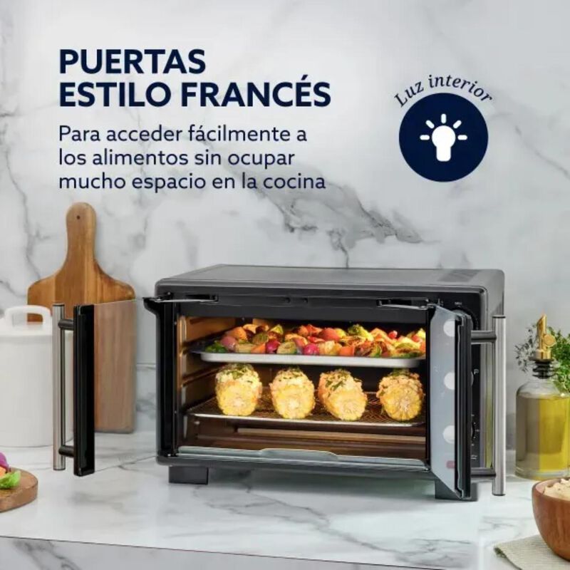 Horno El&eacute;ctrico Con Freidora De Aire Oster 25 L... image number null