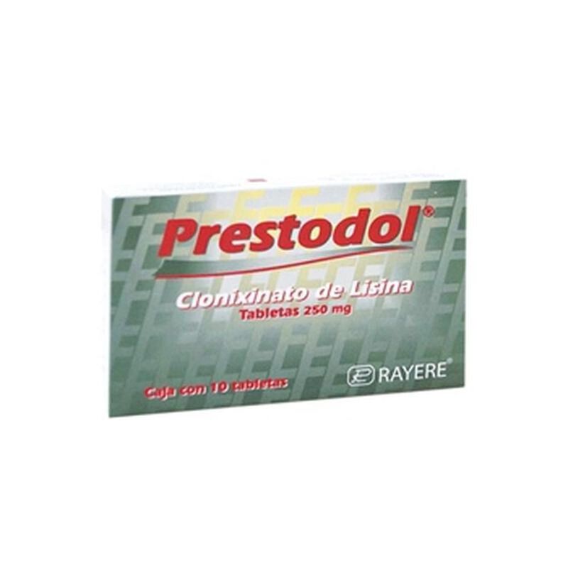 Prestodol 250mg caja con 10 tabletas image number null