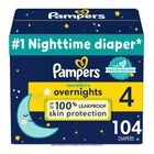 Pa&ntilde;ales Desechables Para Beb&eacute;s Pampers Swaddlers Overnights, Tama&ntilde;o 4