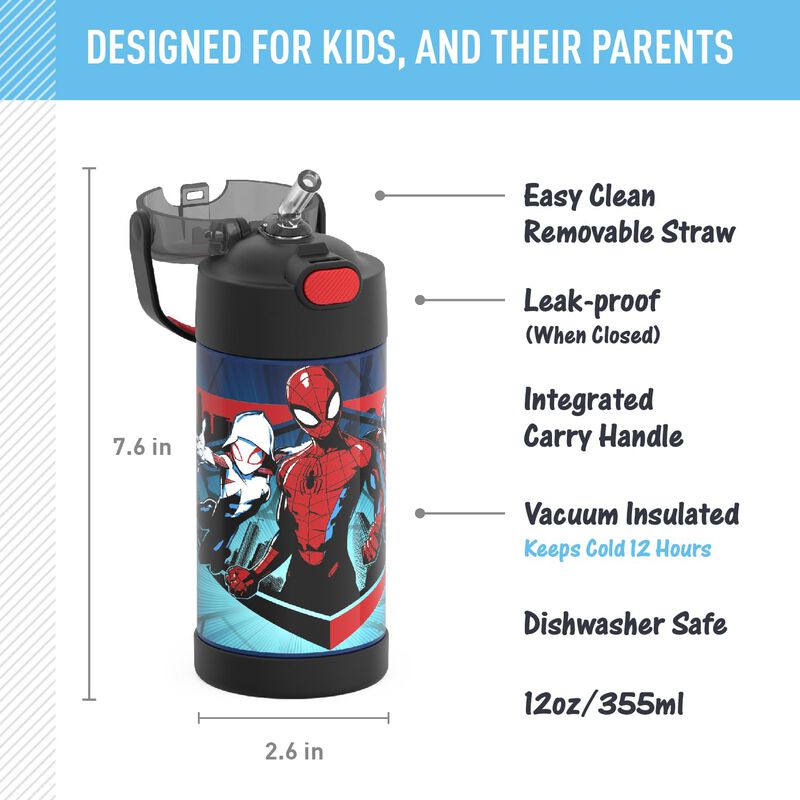 Botella De Agua Thermos Funtainer Spider-man 35... image number null