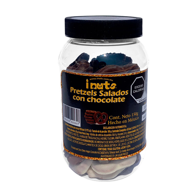 Pretzels Mixto De Chocolate 150 grs image number null