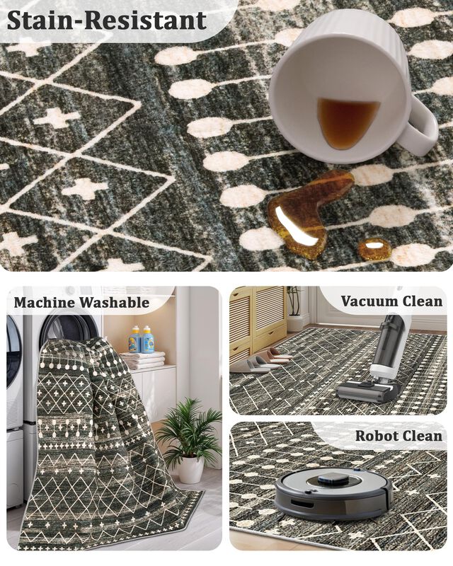 Alfombra Miukiki 2 &times; 254 cm Lavable Antidesliza... image number null