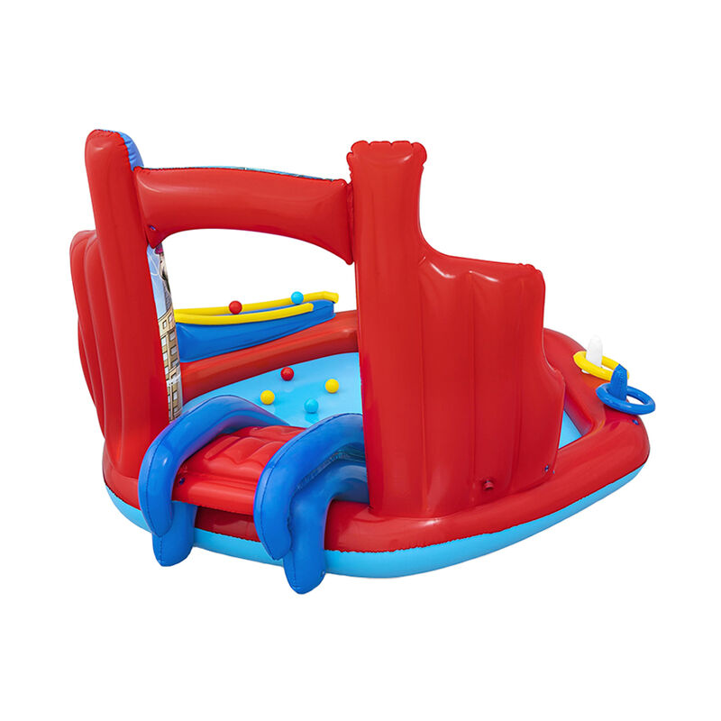 Aberca Inflable Spiderman Con Resbaladilla Best... image number null