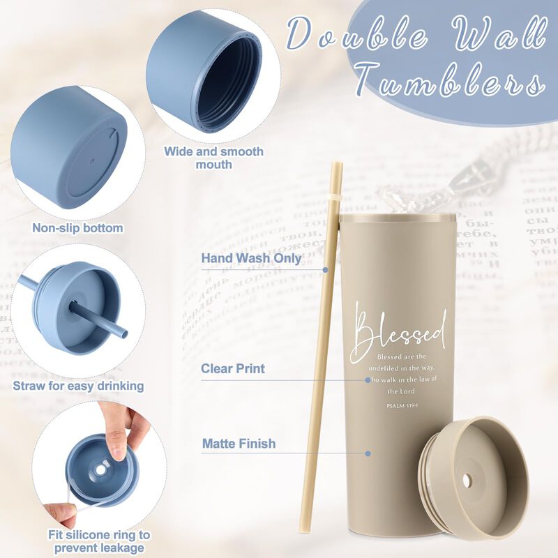 Vasos De Bebida Teenyyou 457 ml Boho &ndash; Pack De ... image number null
