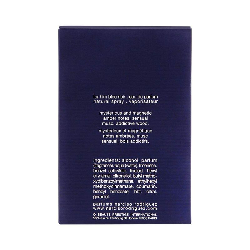Perfume Narciso Rodriguez Him Bleu Noir Eau De ... image number null