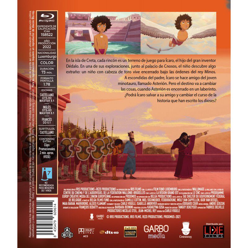 &Iacute;caro y el Minotauro BD 2022 Icare [Blu-ray] image number null