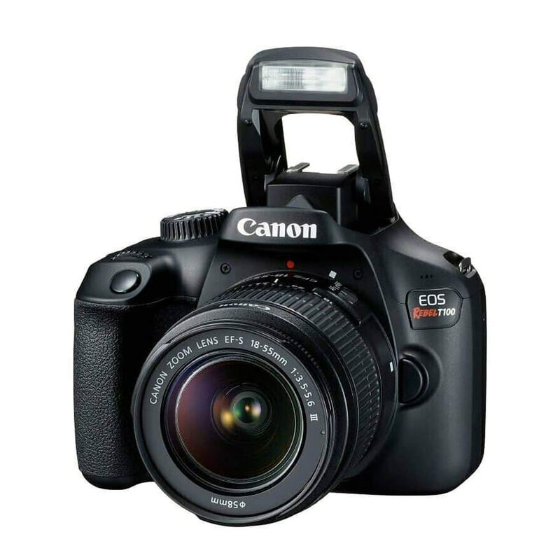 Canon Cámara profesional EOS REBEL T100 2628C00... image number null