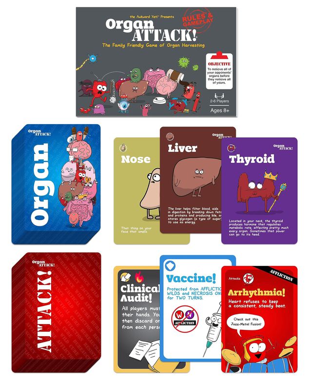 Juego De Cartas The Awkward Yeti Organ Attack! ... image number null