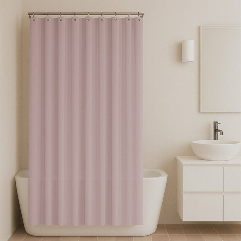 Juego de 2 Cortinas de Ba&ntilde;o - Color Rosa y Azul image number null