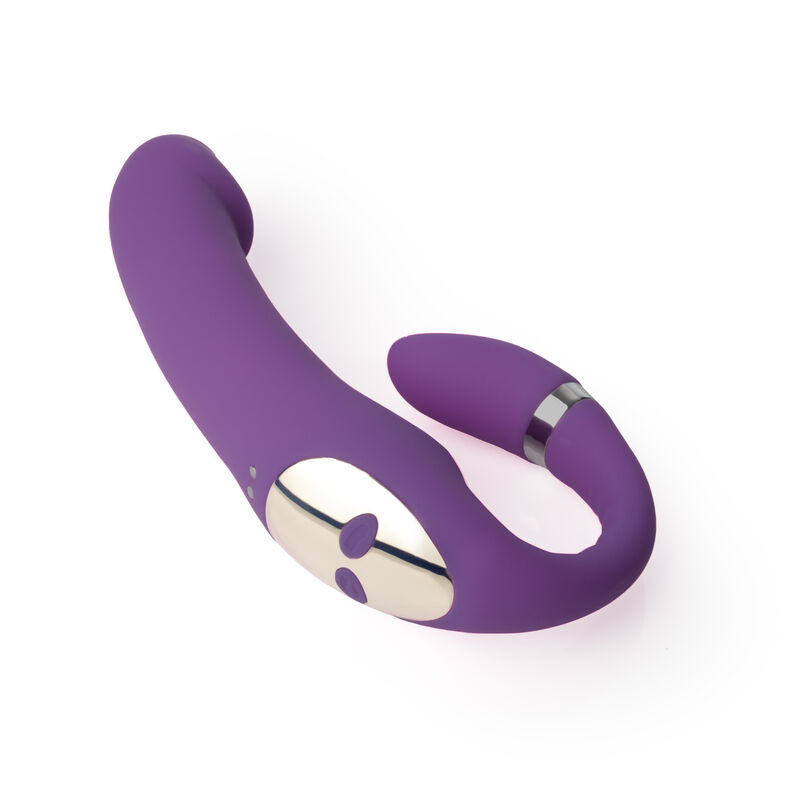 VIBRADOR DE CONSOLADOR MORADO EGGEN DUAL image number null