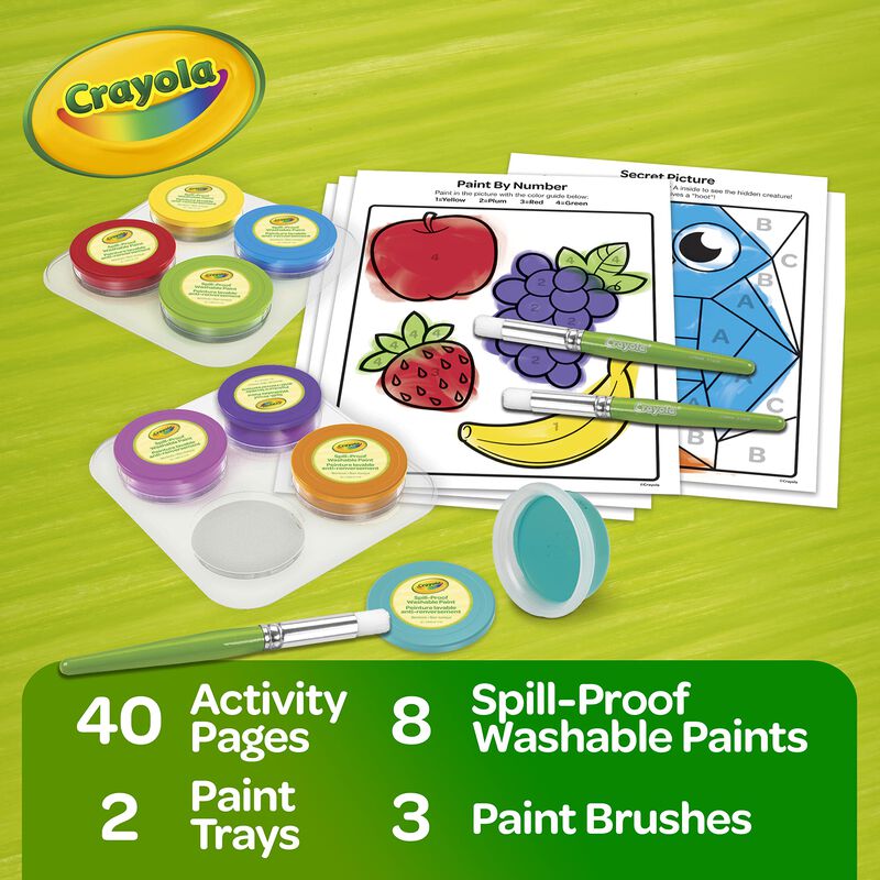 Set De Pintura Crayola A Prueba De Derrames, La... image number null