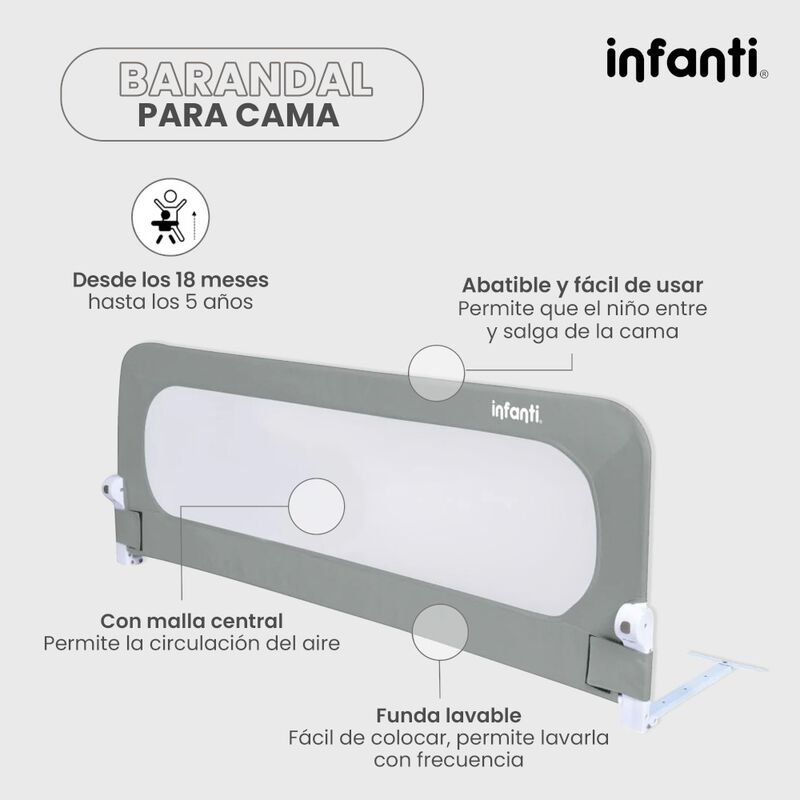 Barandal De Seguridad Para Cama  image number null
