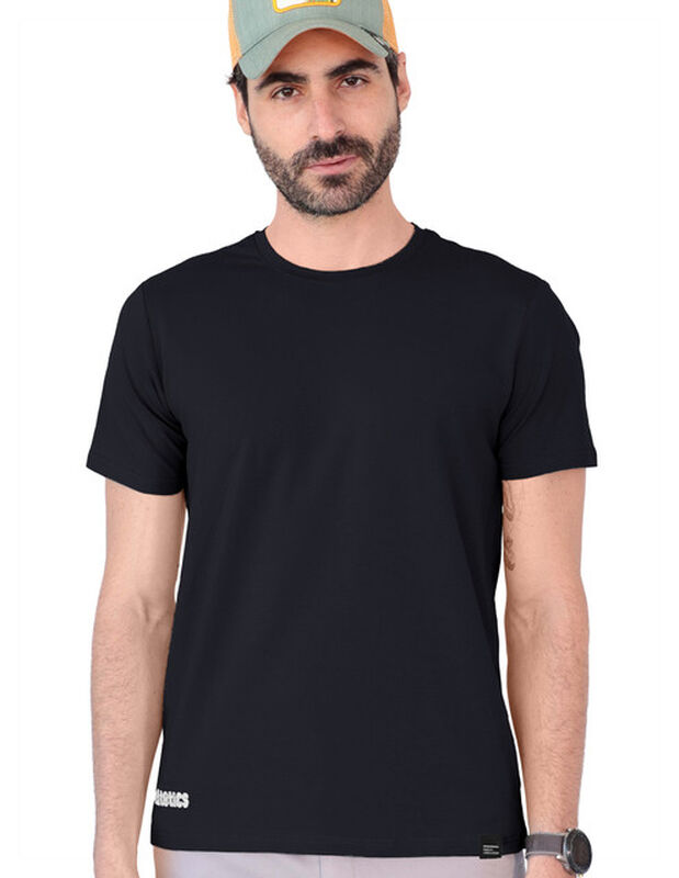 Playera Basica Lisa Caballero Premium Negro Roo... image number null