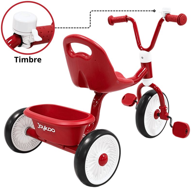 Triciclo para Ni&ntilde;os Asiento Ajustable Ruedas de... image number null