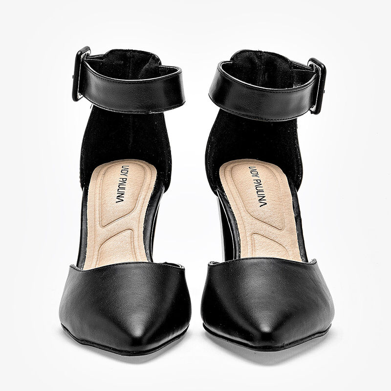Lady Paulina zapatilla para mujer  negro cod 14... image number null