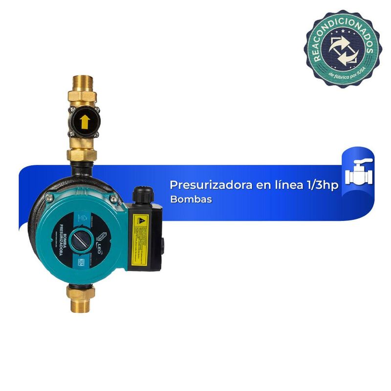 Bomba Presurizadora Iusa, 1/3 Hp, 3 Servicios, ... image number null