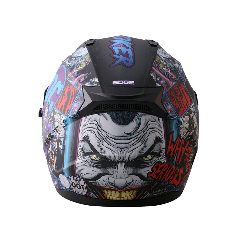 Casco Integral Joker Edge Dc Certificado Dot Y ... image number null