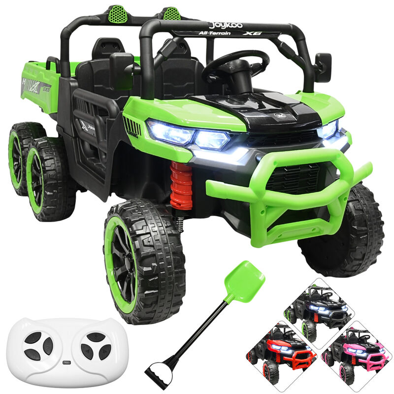 Montable El&eacute;ctrico para Ni&ntilde;os Tractor 6x6 Caja ... image number null