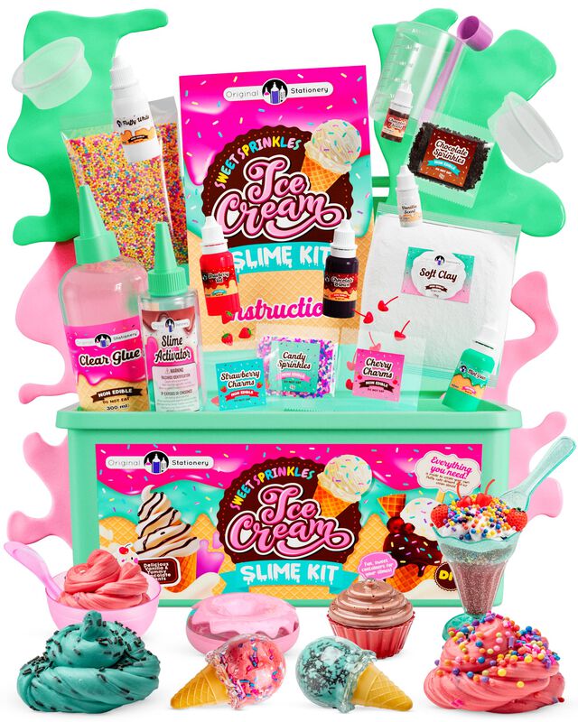 Helado Slime Kit Original Stationery Sweet Spri... image number null