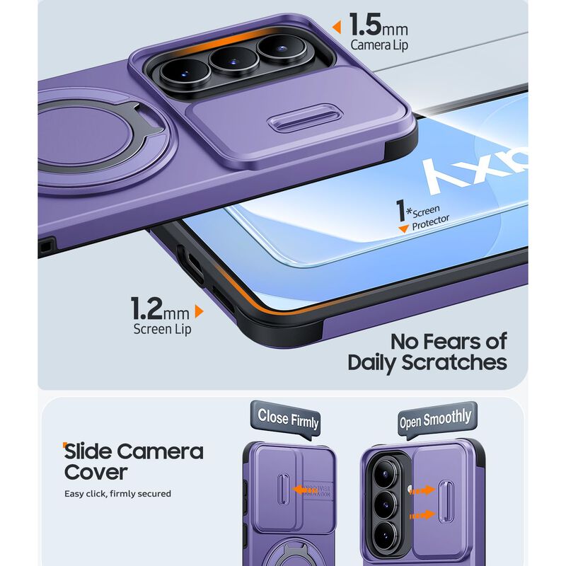 Funda Jame para Samsung Galaxy S26+ con Soporte... image number null