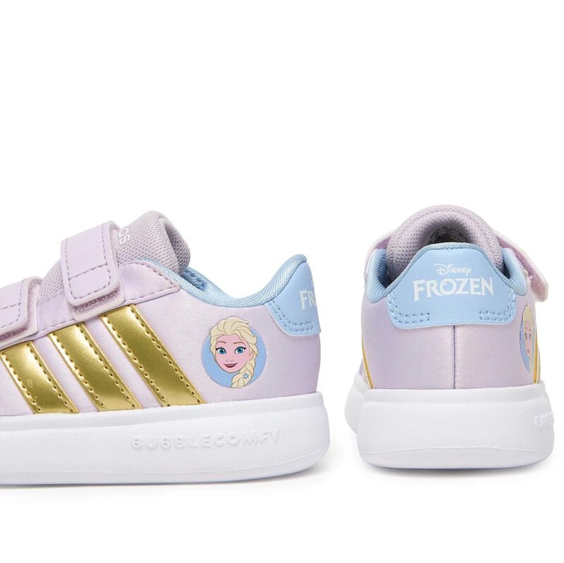 Tenis Adidas Grand Court Elsa I Para Ni&ntilde;as Pequ... image number null